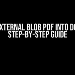 Embed External Blob PDF into DomPDF: A Step-by-Step Guide