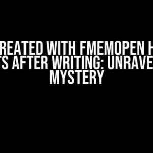 File created with fmemopen has no contents after writing: Unraveling the Mystery